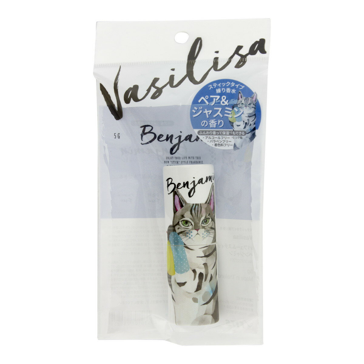 【送料込】フィッツコーポレーション Vasilisa ヴァシリーサ パフュームスティック ベンジャミン ネコ ..