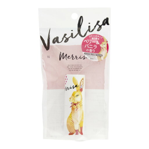 【送料込・まとめ買い×10個セット】フィッツコーポレーション Vasilisa ヴァシリーサ パフュームスティック メリッサ ウサギ ベリー&バニラの香り 5g 練り香水 【送料込・まとめ買い×10個セット】フィッツコーポレーション Vasilisa ヴァシリーサ パフュームスティック メリッサ ウサギ ベリー&バニラの香り 5g 練り香水