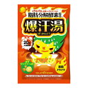 【送料込・まとめ買い×10個セット】バイソン 爆汗湯 ゆず&ジンジャーの香り 60g 入浴剤