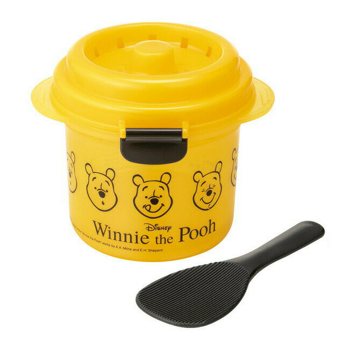 スケーター SKATER 電子レンジ炊飯器 ご飯メーカー 1合 スノコ付 くまのプーさん ハニー ディズニー 640mL UDG1