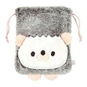【送料込・まとめ買い×10個セット】スケーター Skater ボア巾着 Pompon’s ハリネズミ(4)
