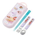 【送料込・まとめ買い×3個セット】スケーター TACC2AG 抗菌 食洗機対応 箸 スプーン フォーク トリオセット ディズニー プリンセス 25年