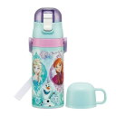 【送料込・まとめ買い×5個セット】スケーター SKCP3 子供用 2WAYボトル 400mL・350mL アナと雪の女王25 水筒