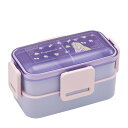 【送料込・まとめ買い×3個セット】スケーター sketer 抗菌 2段 ふわっと弁当箱 600mL ラプンツェル フラワー PFLW4AG お弁当箱(3)