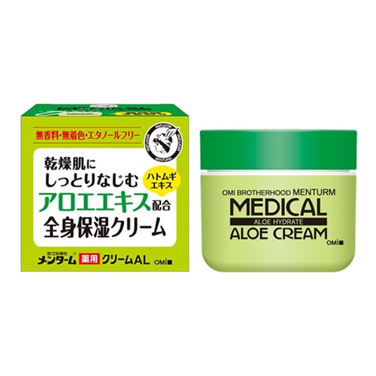 近江兄弟社 メンターム 薬用 アロエクリーム 145g 全身保湿クリームのサムネイル