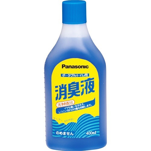 【送料込・まとめ買い×6個セット】パナソニック エイジフリー ポータブルトイレ用 消臭液 ブルー 400mL 1本