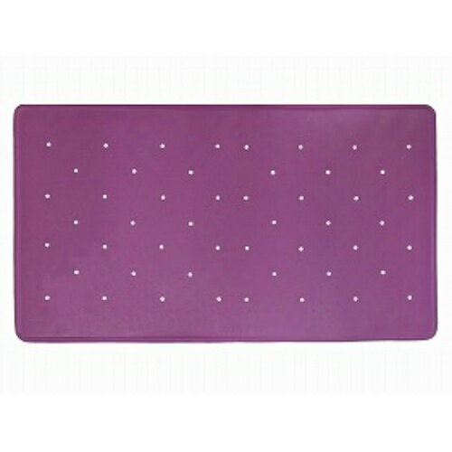 島製作所 すべり止めバスマット　楽湯パープル