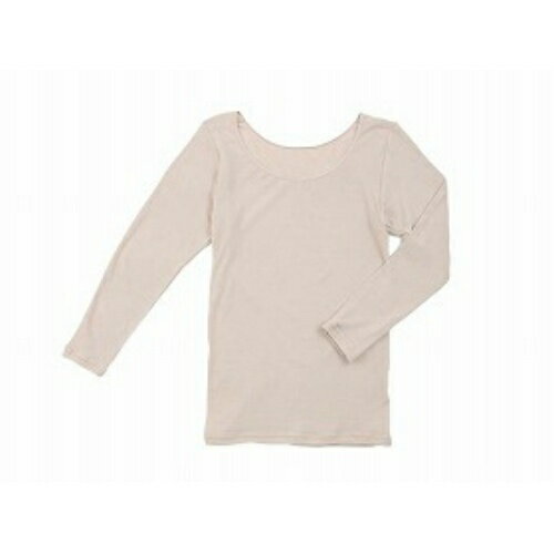 ラック産業 ふんわり着脱なめらかインナー8分袖ベージュ フリー