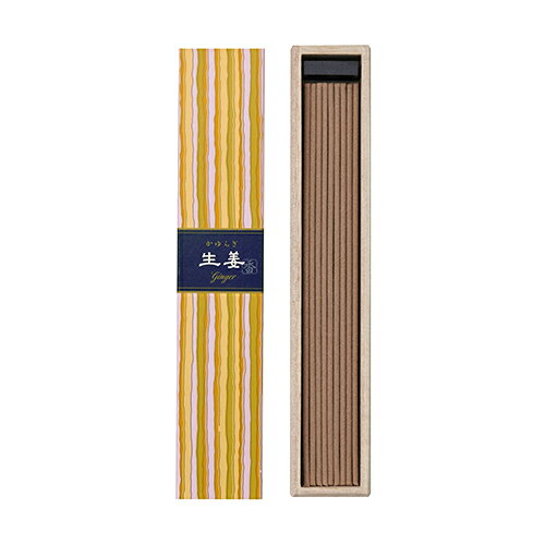 【今月のオススメ品】日本香堂 お香 インセンス 「かゆらぎ 生姜 スティック40本入」 ( 4902125384606 )