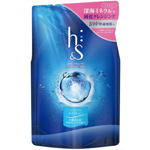 P＆G エイチアンドアス h＆s　モイスチャーシャンプー つめかえ 315ML(シャンプー　詰め替え) (4902430680240)