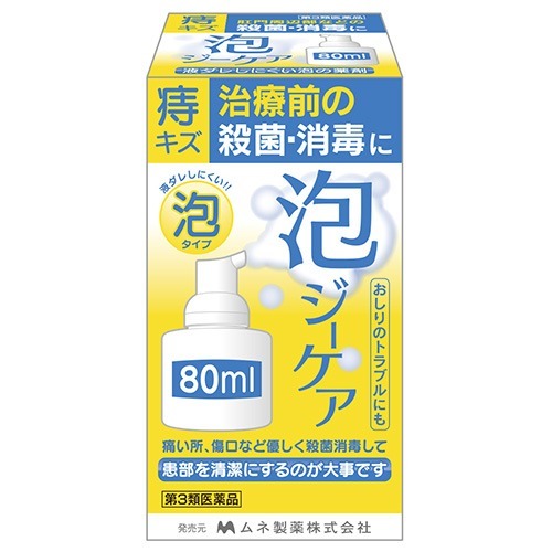 【第3類医薬品】 泡ジーケア 80ml