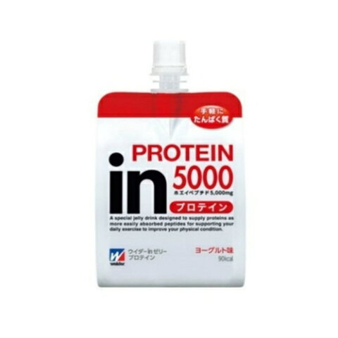 【送料無料・まとめ買い×10】森永製菓 ウイダーinゼリー プロテイン ヨーグルト味 180g