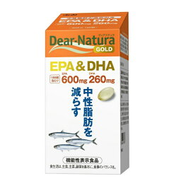 【送料込・まとめ買い×5個セット】ディアナチュラ ゴールド EPAアンドDHA 30日分 180粒