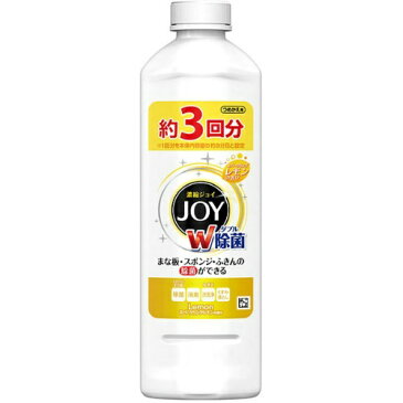 【無くなり次第終了】P&G　除菌ジョイコンパクト　スパークリングレモンの香り　詰替 440ml （キッチン用洗剤　つめかえ）( 4902430675055 )