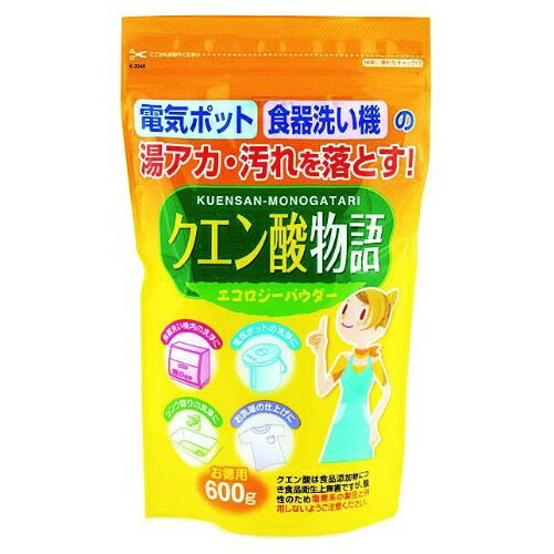 【令和・早い者勝ちセール】紀陽除虫菊 クエン酸物語 エコロジーパウダー 600g(4971902920450 )