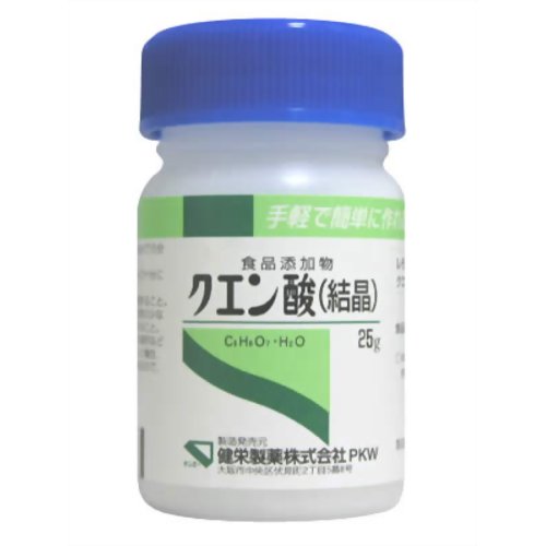 【送料込・まとめ買い×6個セット】【健栄製薬】ケンエー クエン酸 25g