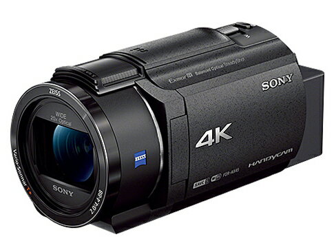 【延長保証対応】FDR-AX45A B [ブラック] SONY 4Kビデオカメラレコーダー ハンディカム 空間光学手ブレ補正機能 光学20倍ZEISSレンズ 2022年モデル【送料無料】【新品】