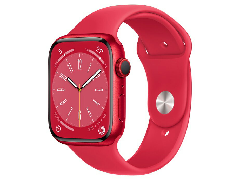 Apple Watch Series 8 MNKA3J/A [ PRODUCT REDスポーツバンド] GPS+Cellularモデル 45mm スマートウォッチ【送料無料】【新品】【延長保証対象外】