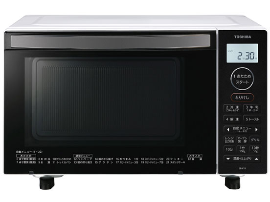 【延長保証対応】東芝 オーブンレンジ ER-X18-W 庫内容量18L 最大出力900W 庫内よごれプロテクト【送料無料】【新品】