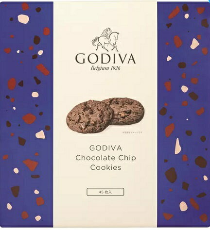 ゴディバ チョコチップクッキー 45枚入り 個包装 アーモンド入り 賞味期限2024年7月10日 Godiva 3,980円以上購入で送料無料（沖縄離島9,980円以上）