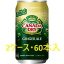 【2ケースセット】ジンジャーエール 350ml缶×60本入り コストコ ノンカロリー 炭酸飲料 お買い得 安い 大容量 まとめ買い ジュース プレゼント 引っ越...