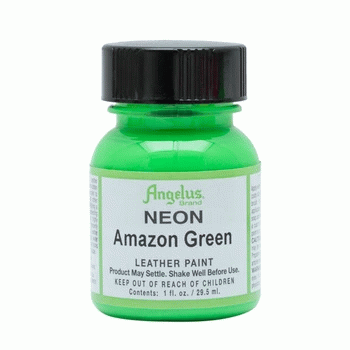【アマゾングリーン1oz】Angelus Neon Paint アンジェラスネオンペイント 1オンス(29.5ml)蛍光色