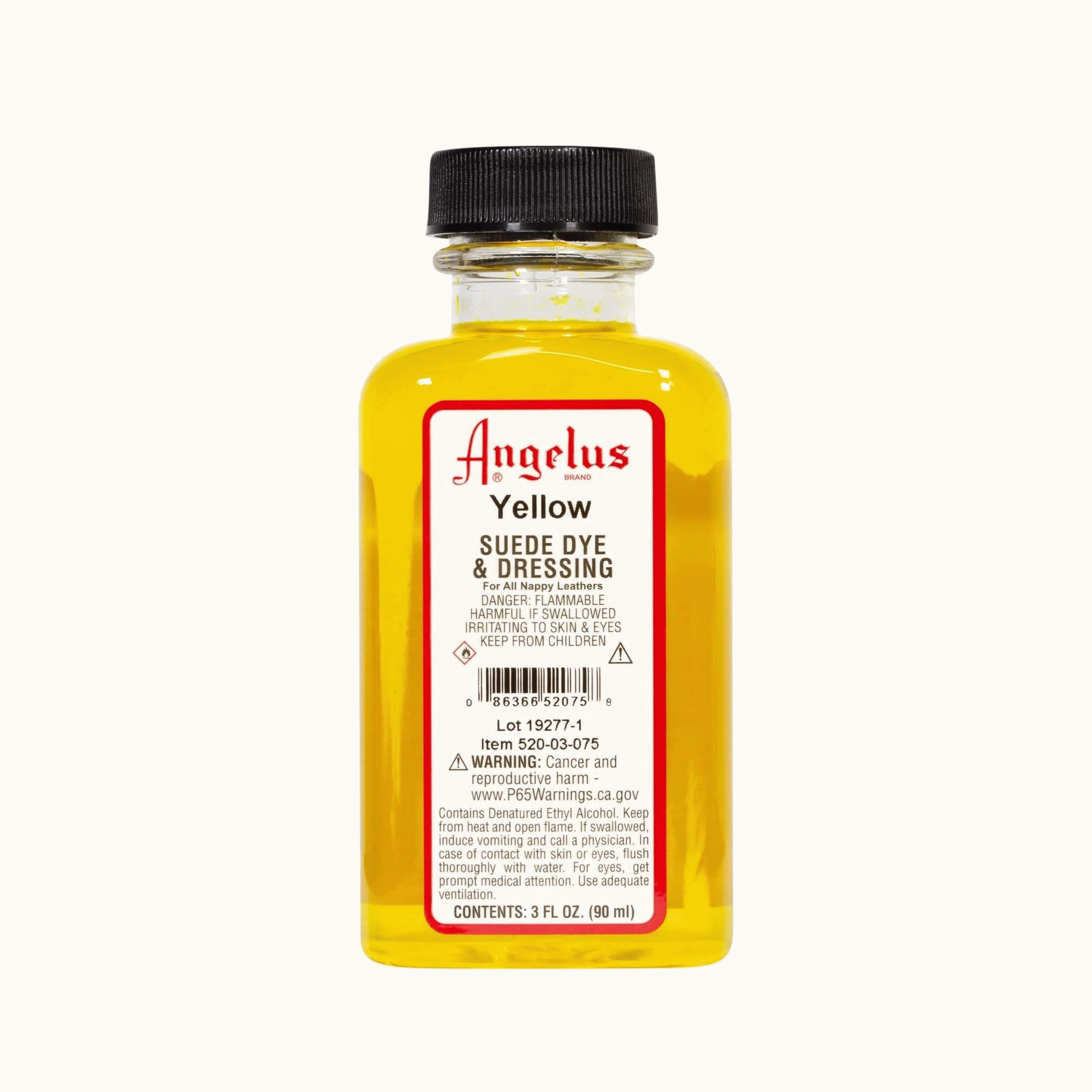 【イエロー】スエードダイ 3oz アンジェラス　Angelus Paint