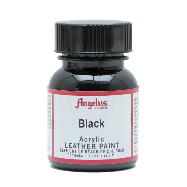 Angelus Paint アンジェラスペイント 黒1オンス（29.5ml）アクリル塗料　スタンダードペイント