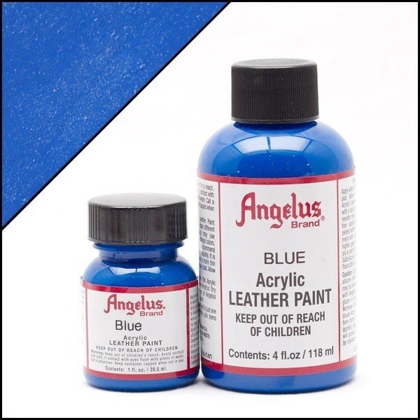 【ブルー1oz】Angelus Paint アンジェラスペイント 青　1オンス（29.5ml）アクリル...
