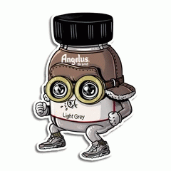 【ライトグレーパイロットステッカー】アンジェラスオリジナルステッカー