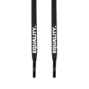 【EQUALITY エクアリティーシューレース ブラック137cm】 レースドアップレース 靴ひも Laced Up Laces