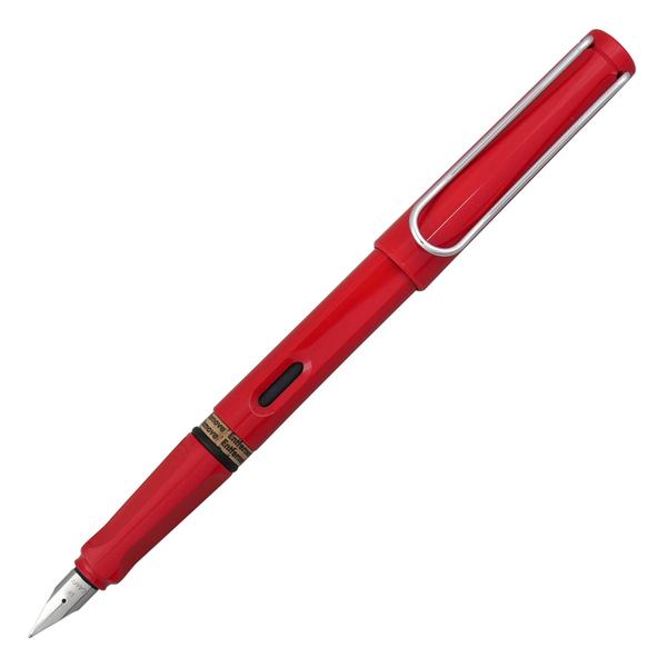 ラミー（LAMY） LAMY ラミー 万年筆 サファリ　L16 レッド ペン先 F：細字 l16xf お祝いギフト プレゼント 海外ブランド高級筆記具