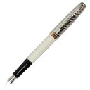 PARKER パーカー 万年筆 ソネットオリジナル メタル&パールCT ペン先 M(中字)s11131113
