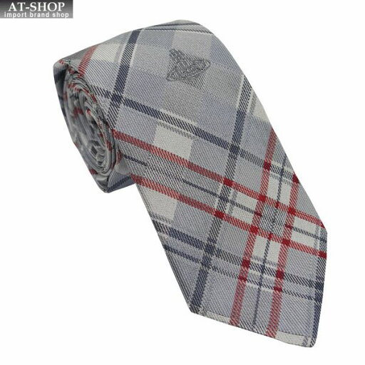 ヴィヴィアンネクタイ ヴィヴィアンウエストウッド Vivienne Westwood メンズ ネクタイ AW2024モデル スリム7cm チェック柄 GREY 誕生日 プレゼント ギフト ヴィヴィアンネクタイ ヴィヴィアンウエストウッド Vivienne Westwood メンズ ネクタイ AW2024モデル スリム7cm チェック柄 GREY 誕生日 プレゼント ギフト