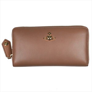 Vivienne Westwood ヴィヴィアン・ウェストウッド 財布サイフ NO10 NAPPA ラウンドファスナー長財布 51050023 NUTMEG 18SS ベージュネット予約