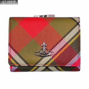 ヴィヴィアン・ウェストウッド 財布サイフ Vivienne Westwood NO13 DERBY 三つ折り財布(小銭ガマ口) 51010018-31986 BRUCE OF KINNAIRDバーゲン