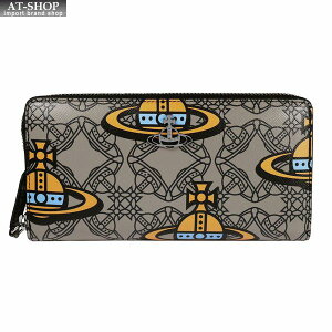 ヴィヴィアン・ウェストウッド 財布サイフ Vivienne Westwood NO14 KENT ラウンドファスナー長財布 ORBMANIA PRINT格安セール