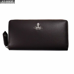 ヴィヴィアン・ウェストウッド 財布サイフ Vivienne Westwood NO13 KENT ラウンドファスナー長財布 51050022-40187 BROWN ブラウンバーゲン