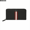 メンズ財布 バリー 財布 ラウンドファスナー長財布 BALLY LETTERING TSP BLACK おしゃれ 誕生日 プレゼント ギフト(4)