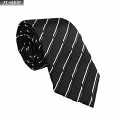 アルマーニ ネクタイ エンポリオ アルマーニ EMPORIO ARMANI メンズ ネクタイ 7.5cm ストライプ柄 NERO-BLACK ブラック系 202...