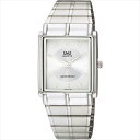 CITIZEN シチズン 腕時計 Q&Q スクエアメタル クラシック メンズ時計 QA80-201 シルバー