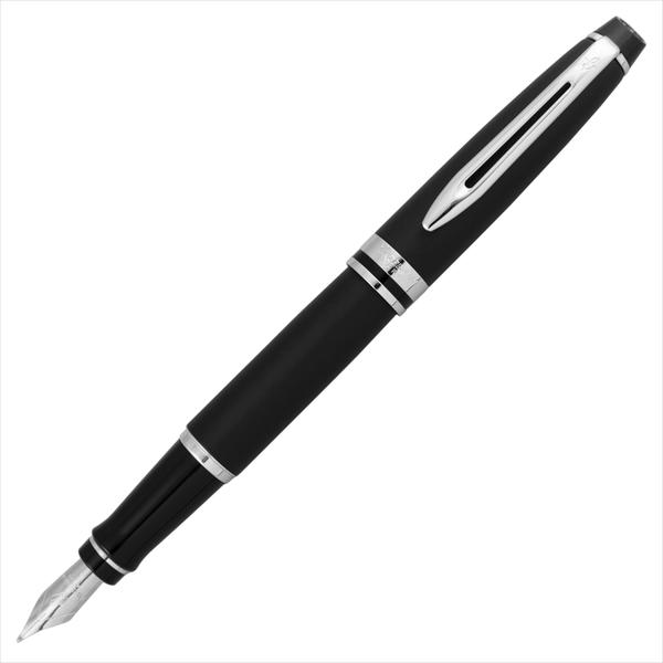 WATERMAN ウォーターマン 万年筆 エキスパートエッセンシャル マットブラックCT ペン先 M:中字 wm1041m S2243123