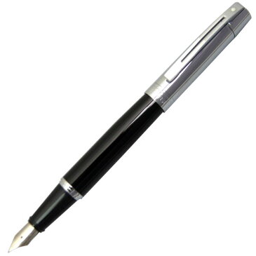 SHEAFFER シェーファー 万年筆　シェーファー300　ブラック＆クローム ペン先 M（中字） SGC9314PNM