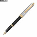 シェーファー 万年筆 SHEAFFER サガリス ブラックラッカークロームGTT ペン先 M：中字 N0947550