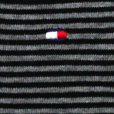TOMMY HILFIGER トミー・ヒルフィガー ソックス 2足セット ATA176-color96 ブラック×グレー
