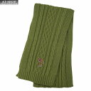 ポロ マフラー U.S. POLO ASSN メンズ レディース ニットマフラー USPA-2014 447409 ライトグリーン 2024AW 誕生日 プレゼ...