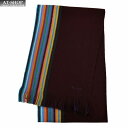 |[X~X }t[ Paul Smith |[EX~X MEN SCARF MULTI EDGE REV 2022FW BURGUNDY/BORDE