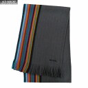 ポールスミス マフラー（メンズ） ポールスミス マフラー Paul Smith ポール・スミス MEN SCARF MULTI EDGE REV 2022FW SLATE