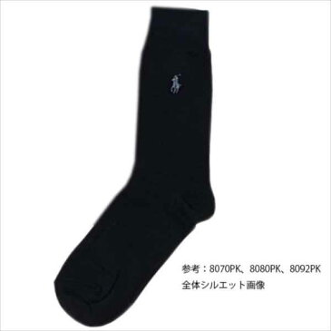 POLO RALPH LAUREN ポロ・ラルフローレン ソックス 3足セット 8070PK-color010 チャコール