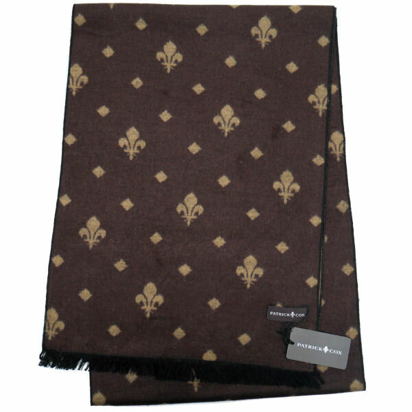 PATRICK COX パトリックコックス マフラー PC-1003-BROWN-521987 ブラウン
